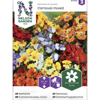 Nelson Garden Basic Kasvien Ja Nurmikonsiemenet-Kirjokohtalonkukka Siemen Carnival Mix