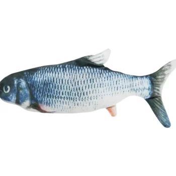 Real Cat Kissatarvikkeet^Kissan Lelu Lipevä Lahna USB-ladattava