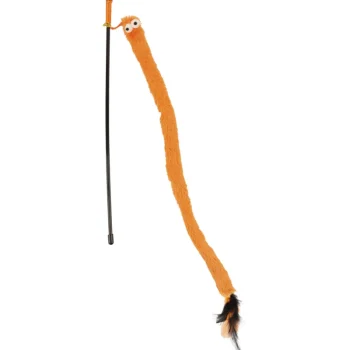 Real Cat Kissatarvikkeet^Kissan Onkilelu Spooky Pörröhäntä Oranssi