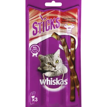 Whiskas Kissanruoka^Kissan Purupala 3 X 6 G Häränliha