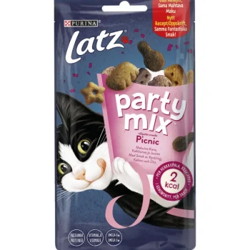 Latz Kissanruoka^Kissanherkku 60 G Party Mix Picnic Mix