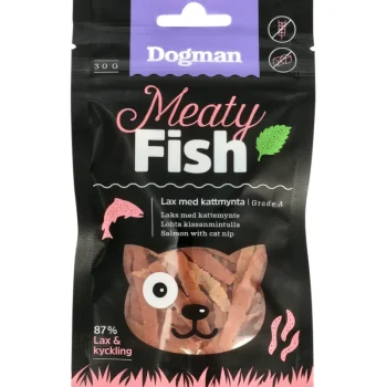 Dogman Kissanruoka^Kissanherkku 30 G MeatyFish Lohta Kissanmintulla