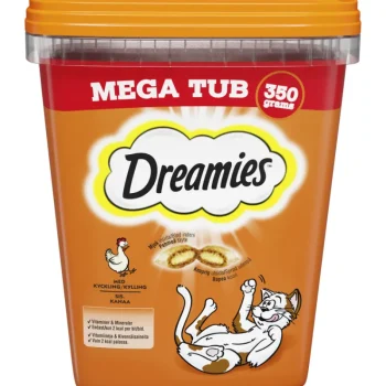 Dreamies Kissanruoka^Kissanherkku 350 G MegaTub Kana