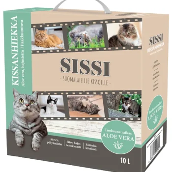 Sissi Kissatarvikkeet^Kissanhiekka 10 L Kissanhiekka Aloe Vera