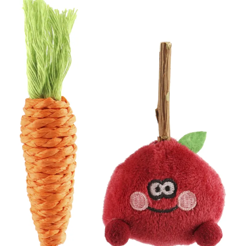 kissanlelu-real-cat-2-kpl-farm-hgqjNGkH-0.webp Real Cat Kissatarvikkeet^Kissanlelu 2 Kpl Farms Harvest Porkkana Ja Punajuuri