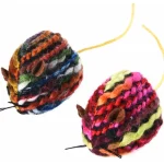 Real Cat Kissatarvikkeet^Kissanlelu 2 Kpl Villava Hiiret