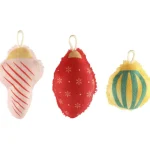 Real Cat Kissatarvikkeet^Kissanlelu 3 Kpl X-mas Joulukoristeet