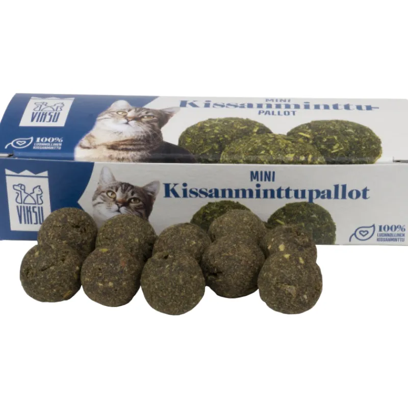 kissanlelu-viksu-10-kpl-kissan-yBEtXotm-0.webp Viksu Kissatarvikkeet^Kissanlelu 10 Kpl Kissanminttupallo Mini Pallero