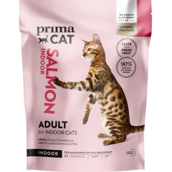 Primacat Kissanruoka^Kissanruoka 400 G Lohi Aikuisille Sisäkissoille