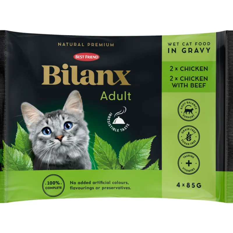 kissanruoka-best-friend-4-x-85-RutyPCMD-0.webp Best Friend Kissanruoka^Kissanruoka 4 X 85 G Bilanx Adult Kana & Nauta Kastikkeessa