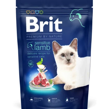 Brit Premium By Nature Kissanruoka^Kissanruoka Brit Premium 800 G Lammasta Herkkävatsaisille Kissoille