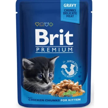 Brit Premium Cat Kissanruoka^Kissanruoka 100 G Kana Kastikkeessa Pennuille