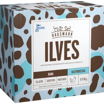 Dagsmark Kissanruoka^Kissanruoka 8 X 80 G Ilves Kanaa Kastikkeessa