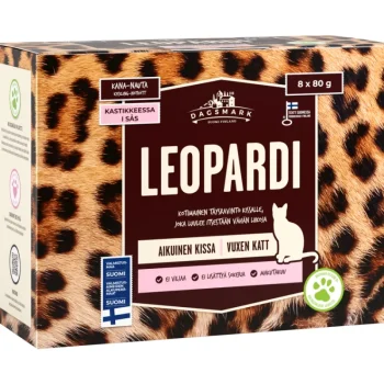 Dagsmark Kissanruoka^Kissanruoka 8 X 80 G Leopardi Kana-nauta Kastikkeessa