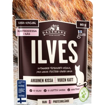 Dagsmark Kissanruoka^Kissanruoka 80 G Ilves Kanaa Kastikkeessa