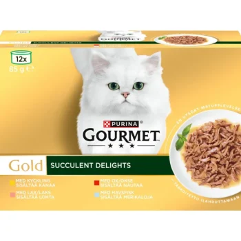 Gourmet Kissanruoka^Kissanruoka 12 X 85 G Gold Succulent Delights Lajitelma