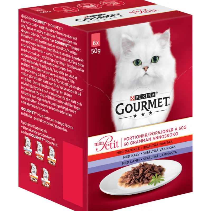kissanruoka-gourmet-mon-petit-zmnmrGud-0.webp Gourmet Mon Petit Kissanruoka^Kissanruoka 6 X 50 G Lihalajitelma