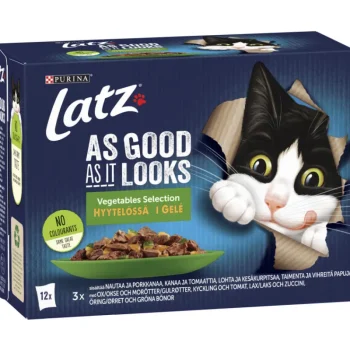 Latz Kissanruoka^Kissanruoka 12 X 85 G AGAIL Countryside Vihanneksilla Hyytelössä