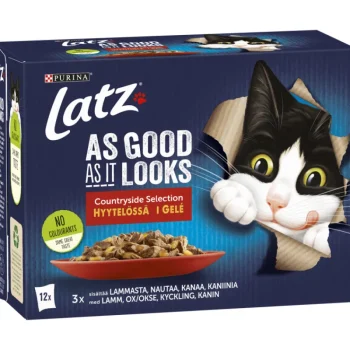 Latz Kissanruoka^Kissanruoka 12 X 85 G AGAIL Countryside Lajitelma Hyytelössä