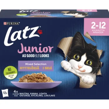 Latz Kissanruoka^Kissanruoka 12 X 85 G Agail Junior Mixed Hyytelössä
