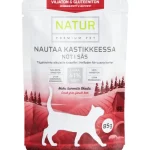 Natur Premium Pet Kissanruoka^Kissanruoka 85 G Nautaa Kastikkeessa
