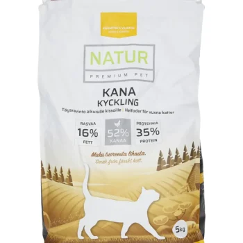 Natur Premium Pet Kissanruoka^Kissanruoka 5 Kg Kana Viljaton