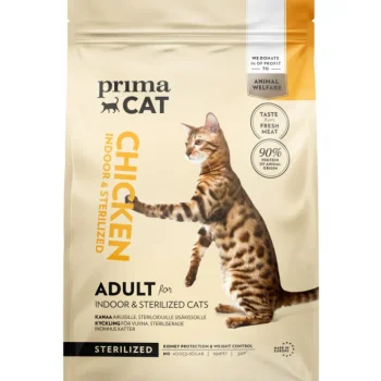 Primacat Kissanruoka^Kissanruoka 4 Kg Kanaa Aikuisille Steriloiduille Sisäkissoille