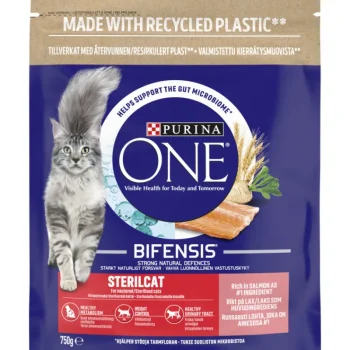 Purina One Kissanruoka^Kissanruoka 750g Sterilcat Lohta Ja Vehnää