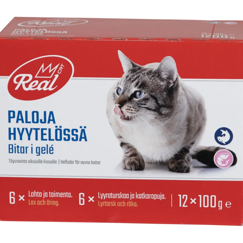 kissanruoka-real-cat-12-x-100-wHRcQVCO-0.webp Real Cat Kissanruoka^Kissanruoka 12 X 100 G Kalalajitelma