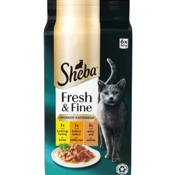 Sheba Kissanruoka^Kissanruoka 6 X 50 G Fresh & Fine Siipikarjalajitelma Kastikkeessa