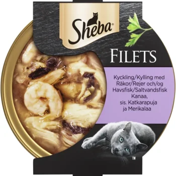Sheba Kissanruoka^Kissanruoka 60 G Kanafile, Katkarapu & Merikala