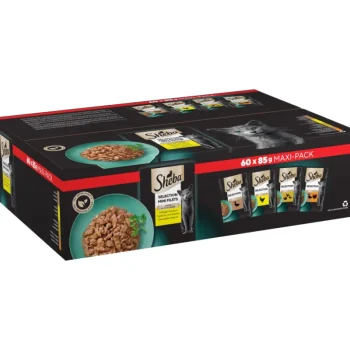 Sheba Kissanruoka^Kissanruoka 60 X 85 G Siipikarjalajitelma Kastikkeessa