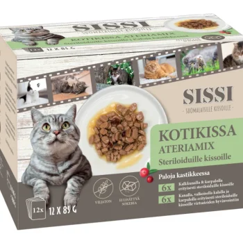 Sissi Kissanruoka^Kissanruoka 12 X 85 G Kotikissa Ateriamix Steriloiduille