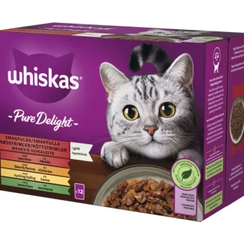 Whiskas Kissanruoka^Kissanruoka 12 X 85 G 1+ Pure Delight Perinteiset Ateriat Hyytelössä