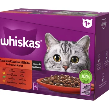 Whiskas Kissanruoka^Kissanruoka 12 X 85 G 1+ Perinteiset Ateriat Kastikkeessa