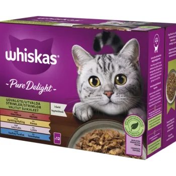 Whiskas Kissanruoka^Kissanruoka 12 X 85 G 1+ Pure Delight Suosikit Hyytelössä