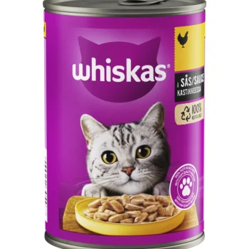 Whiskas Kissanruoka^Kissanruoka 400 G Kanaa Kastikkeessa