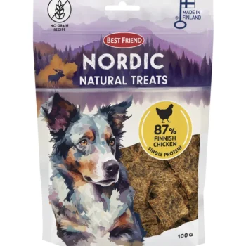 Best Friend Koiranruoka^Koiran Herkku 100 G Nordic Natural Treats Kana
