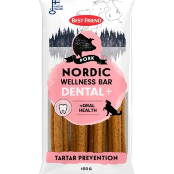 Best Friend Koiranruoka^Koiran Herkku 100 G Nordic Wellness Bar Dental+ Possu