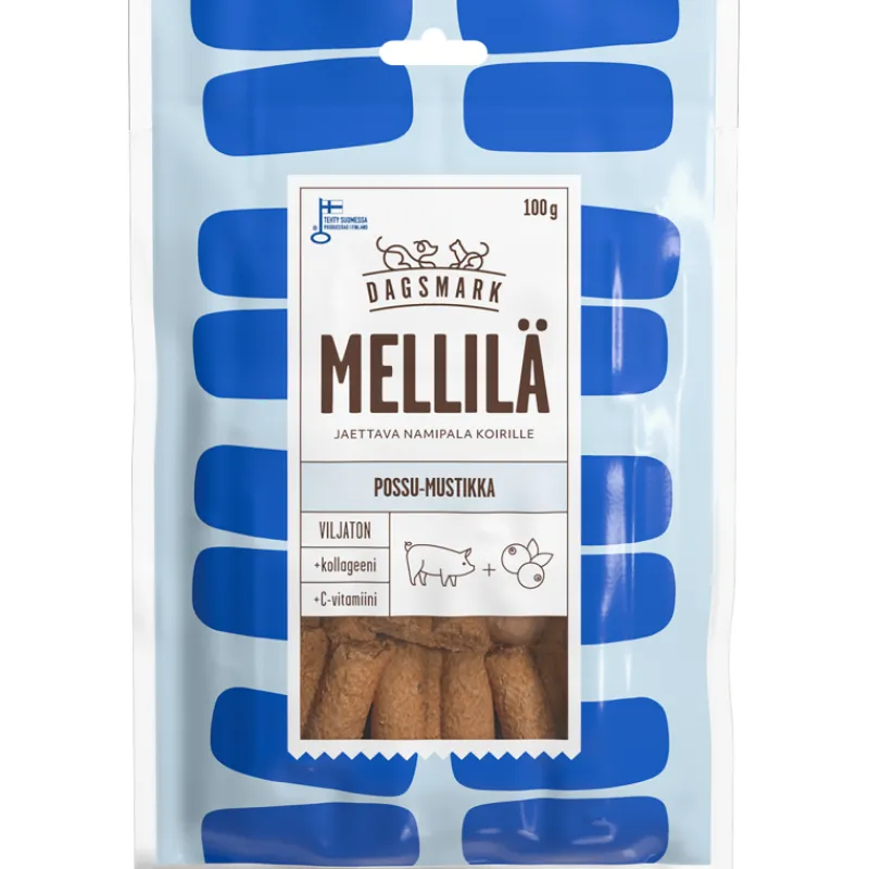 koiran-herkku-dagsmark-100-g-m-fQNNDytl-0.webp Dagsmark Koiranruoka^Koiran Herkku 100 G Mellilä Possu-mustikka