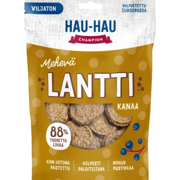 Hau Hau Champion Koiranruoka^Koiran Herkku Hau-Hau 140 G Mehevä Lantti Kanaa