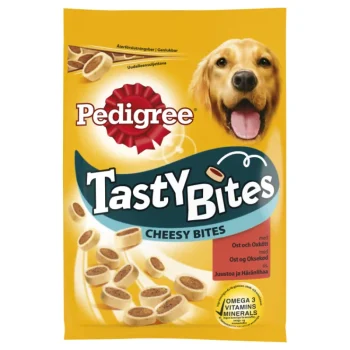 Pedigree Koiranruoka^Koiran Makupala 140 G Tasty Bites Cheesy Bites