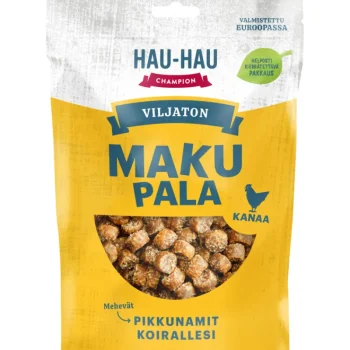 Hau Hau Champion Koiranruoka^Koiran Makupala Hau-Hau 100 G Viljaton Kana