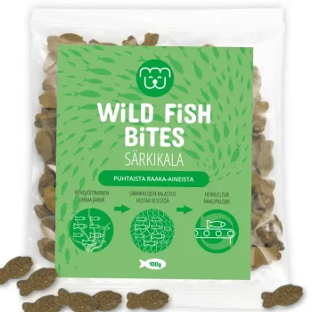 Wild Fish Bites Koiranruoka^Koiranherkku 100 G Särkikalakeksi
