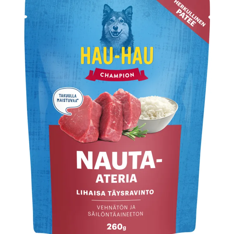 koiranruoka-260-g-liha-ateria-YMITNPmt-0.webp Hau Hau Champion Koiranruoka^Koiranruoka 260 G Liha-ateria, Annospussi