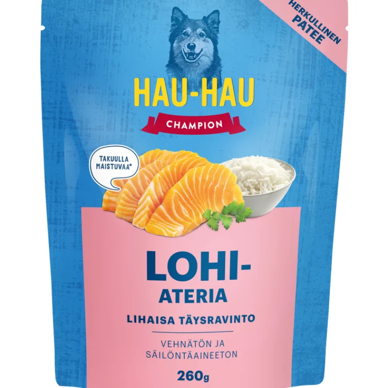 koiranruoka-260-g-lohi-ateria-LuQFCmeb-0.webp Hau Hau Champion Koiranruoka^Koiranruoka 260 G Lohi-ateria, Annospussi
