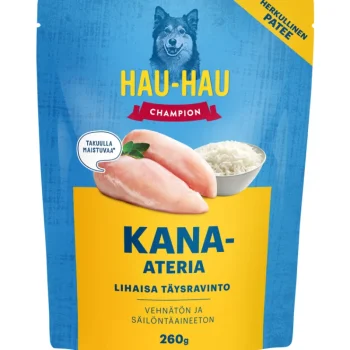 Hau Hau Champion Koiranruoka^Koiranruoka Hau-Hau 260 G Kana-ateria