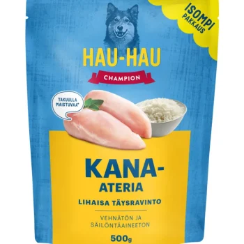 Hau Hau Champion Koiranruoka^Koiranruoka Hau-Hau 500 G Kana-ateria