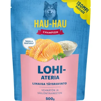 Hau Hau Champion Koiranruoka^Koiranruoka Hau-Hau 500 G Lohiateria