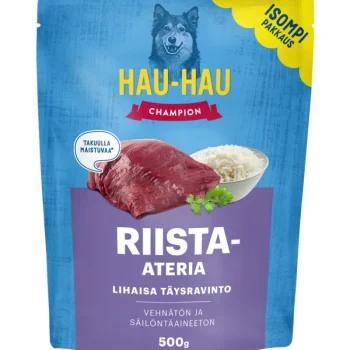 Hau Hau Champion Koiranruoka^Koiranruoka Hau-Hau 500 G Riista-ateria
